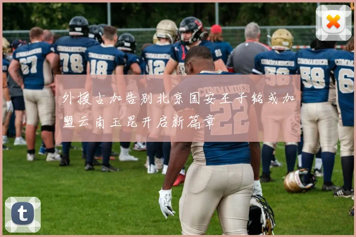 外援古加告别北京国安王子铭或加盟云南玉昆开启新篇章
